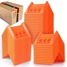 50 Pack Edge Corner Protectors for Cargo Load Truck Shipping, Flatbed Accesso...