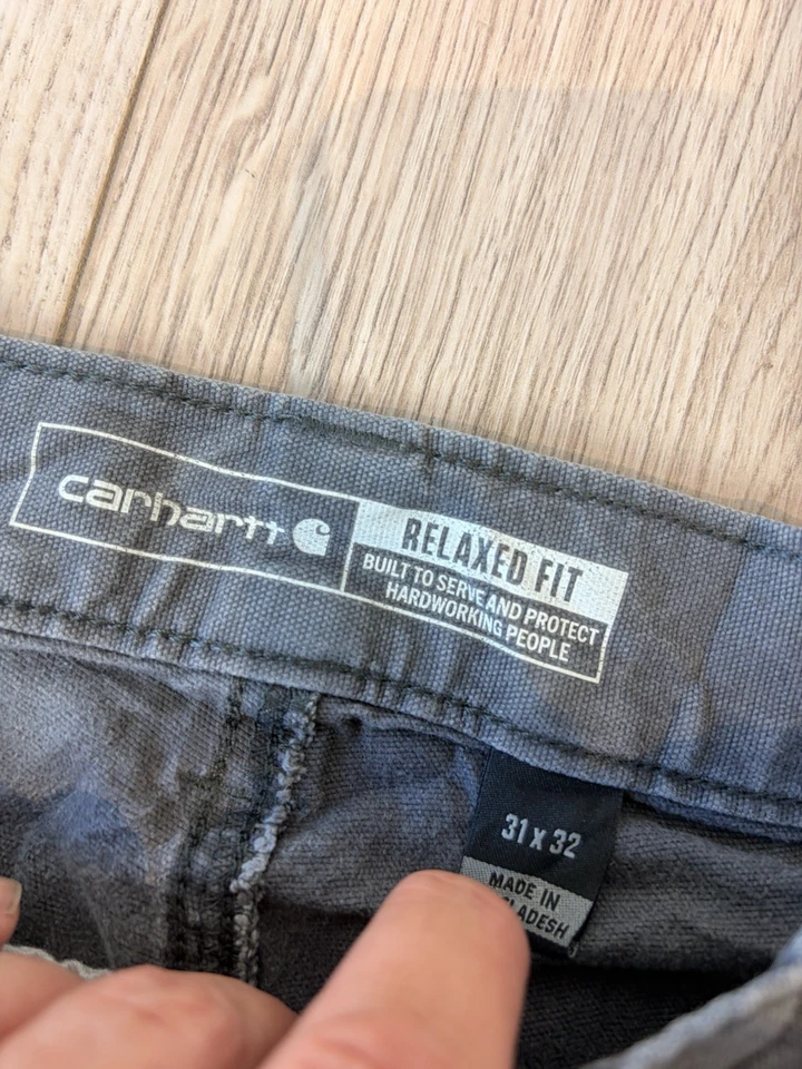 Carhartt Rugged Flex Relaxed Fit Double-Front Knee Canvas Trousers Men's 31x32, photo 3 of 5