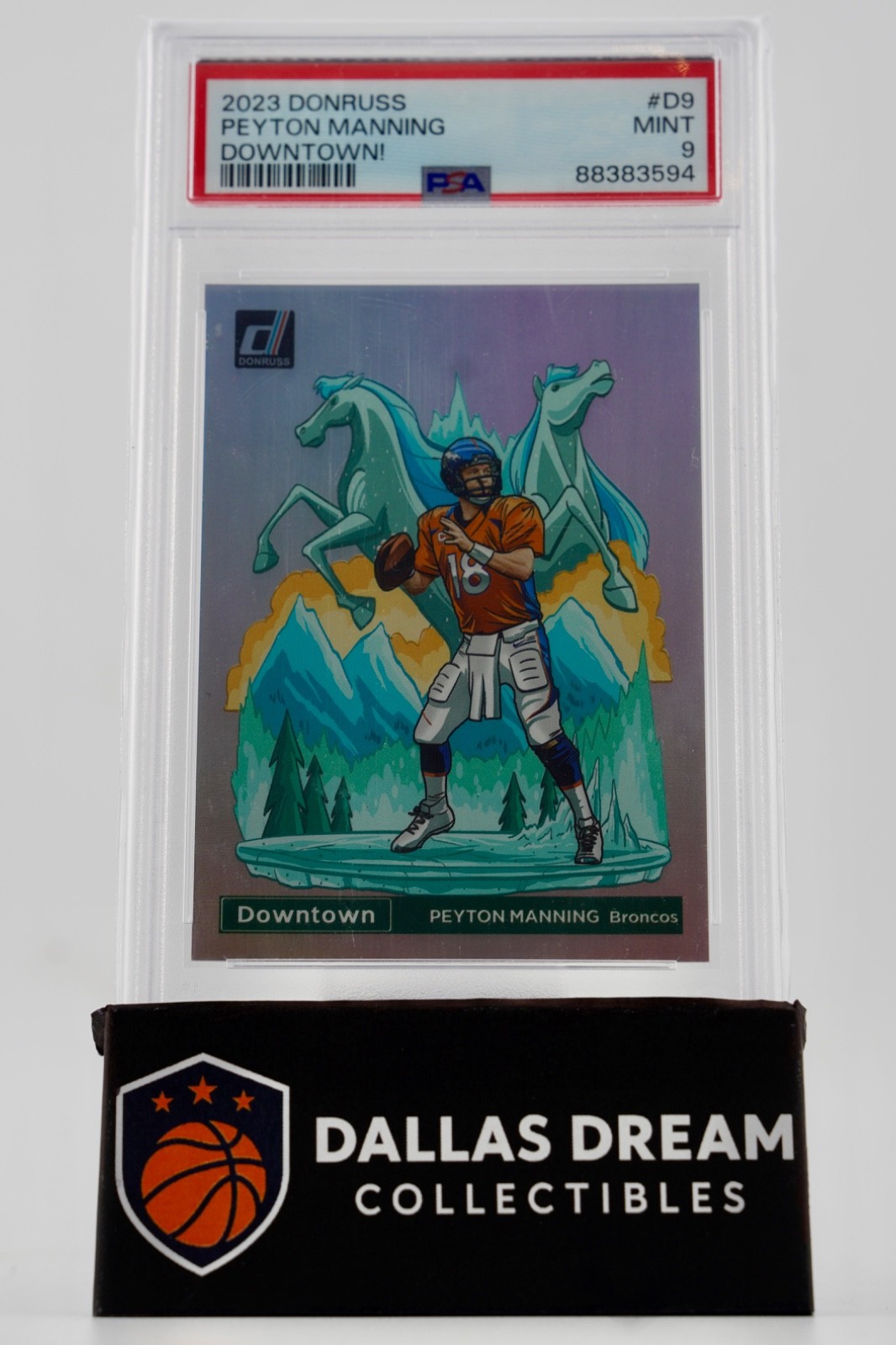 2023 Panini Donruss - Downtown! Peyton Manning #D-9 PSA 9
