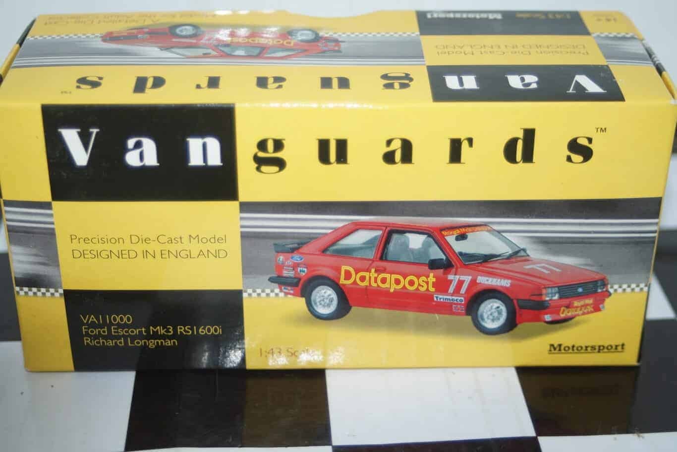 Vanguards Ford Escort MK3 RS 1600i R.LONGMAN VA11000 1:43