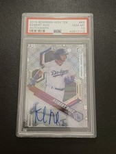 2018 Bowman High Tek Topps Keibert Ruiz Rookie Autograph #PHT-KR PSA 10 Dodgers