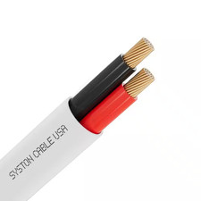 18 AWG 2 Conductor Plenum Cable 100 Ft Security Alarm Control Wire CMP CL3P FPLP