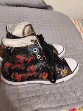 Andy Warhol Converse Chuck Taylor Unisex  Cows  W 9.5 M 7.5  Multicolor