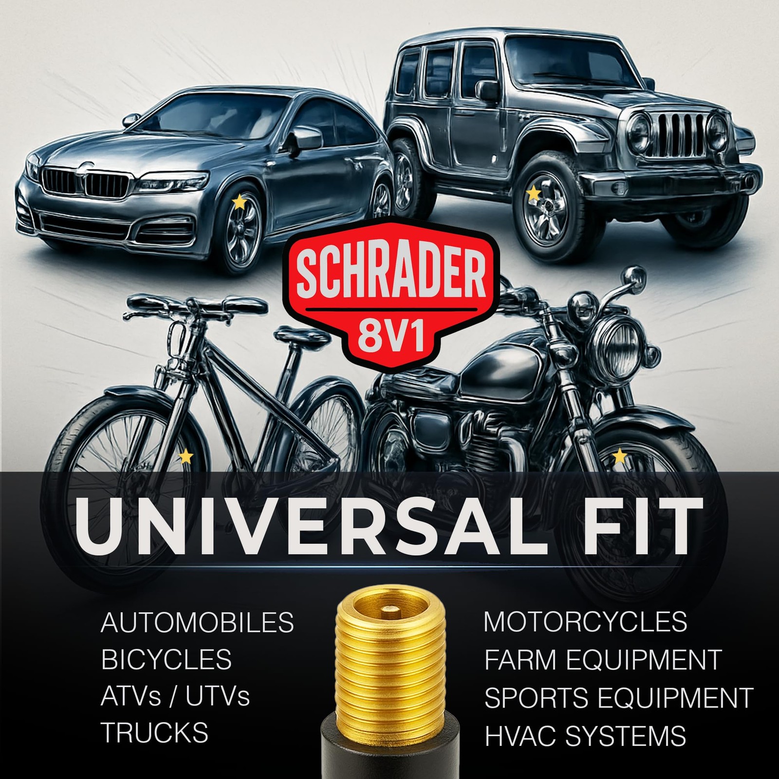 Chuck Mates™ Platinum Quick-Connect RatchetSeal™ Tire Inflator