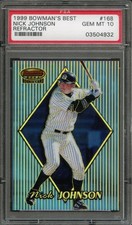 BB - 1999 - BOWMAN'S BEST - REF - #168 - NICK JOHNSON - PSA 10 (GEM MINT)