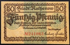 RATHENOW 1917 RARE 50 Pfennig German Notgeld