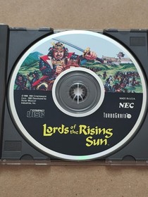 Lords of the Rising Sun w/MAP - TurboGrafx 16 CD TurboDuo - Complete CIB Tested