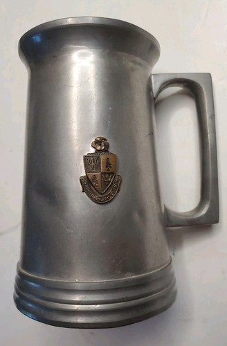 Vintage 1960 Delta Delta Delta Tri Delta Sorority Pewter Stein