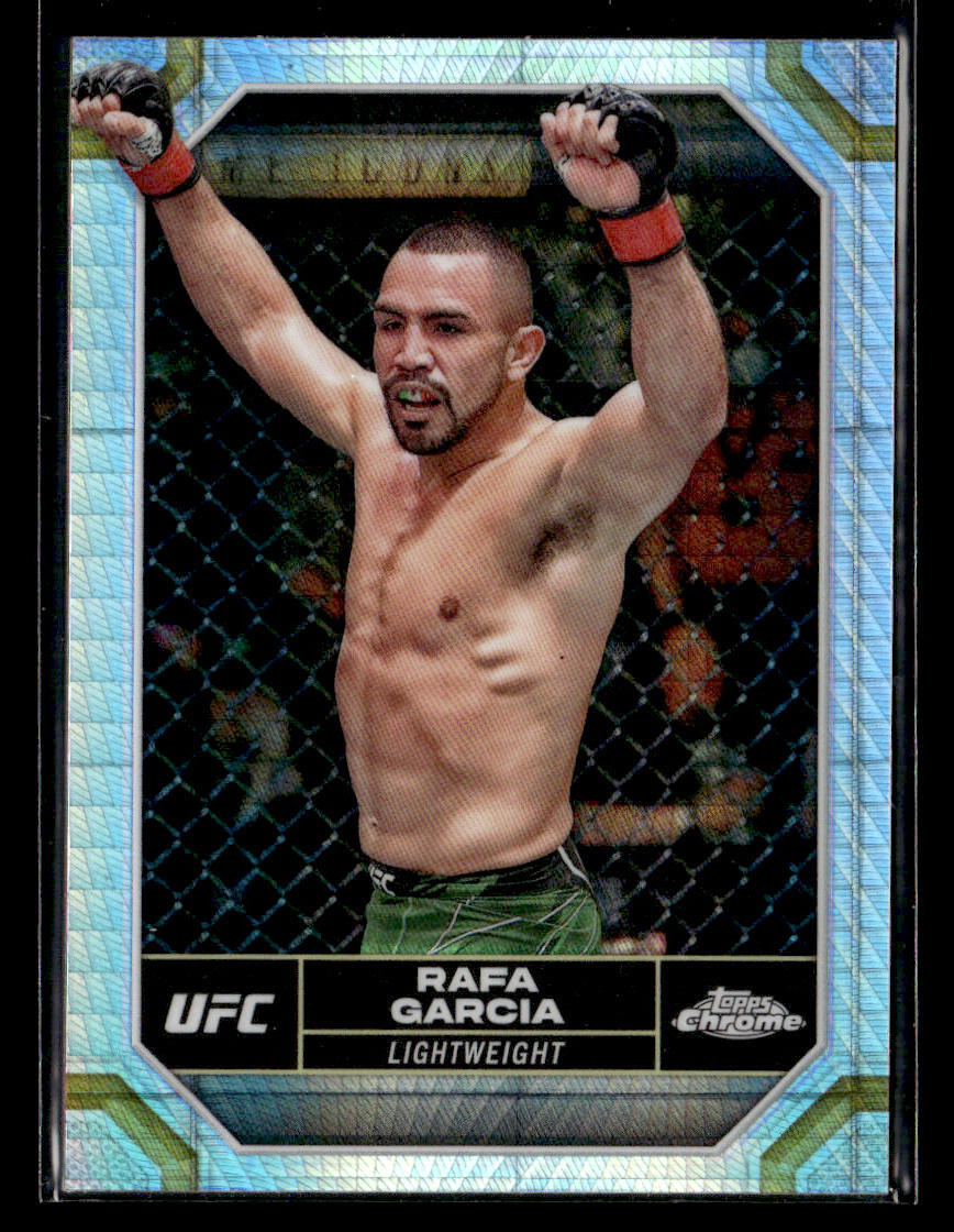 2024 Topps Chrome UFC #157 Rafa Garcia Prism Card
