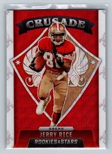2021 Panini Rookies & Stars #CR-18 Jerry Rice Crusade Red Wave