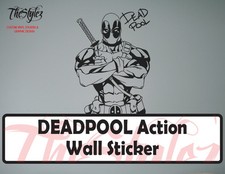 Deadpool Action Oversize Wall Vinyl Sticker