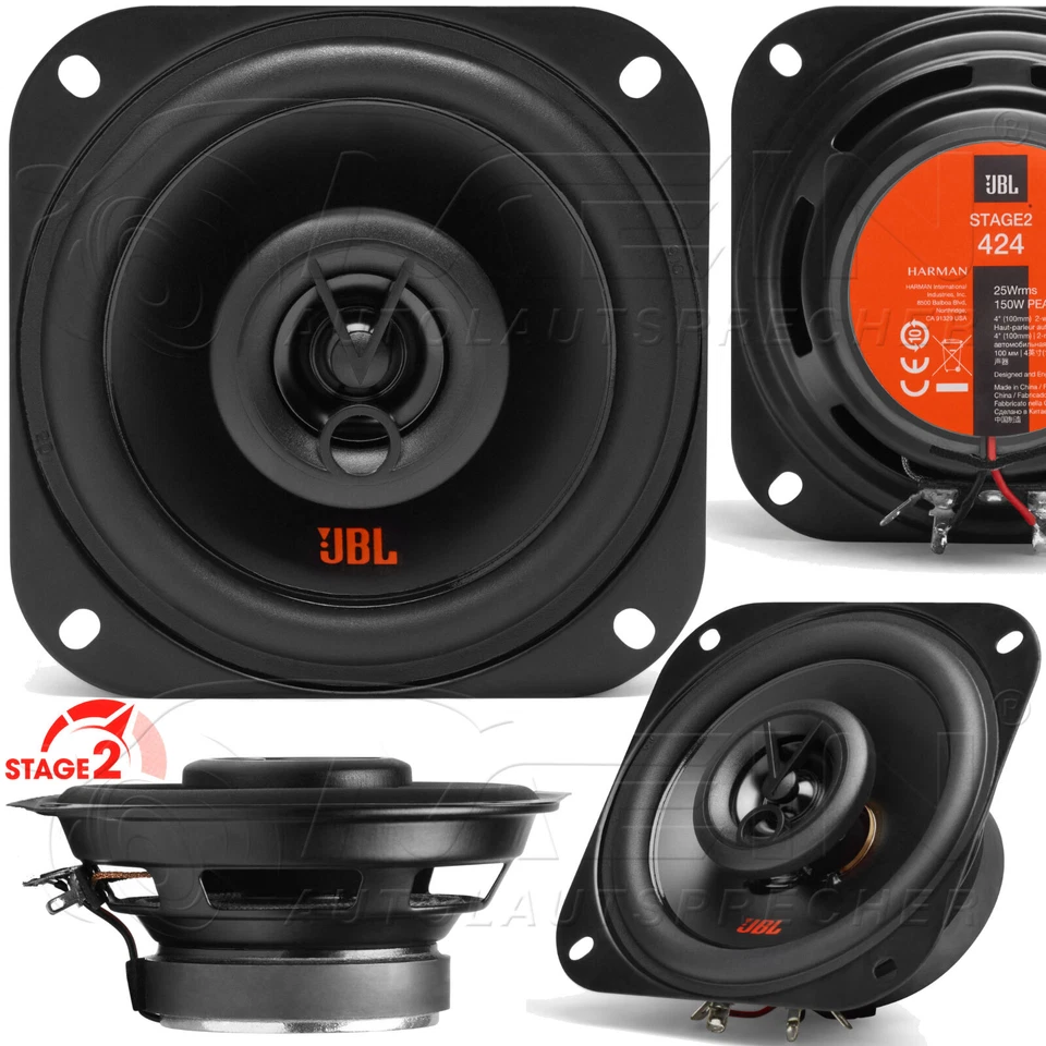 JBL LAUTSPRECHER für OPEL CORSA D 2006-2014 Heck Hinten 2-Wege Koax 150W #A7VD - Bild 2 von 4