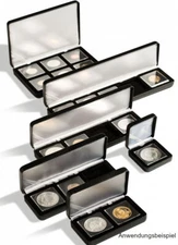 Münzetui NOBILE für QUADRUM-Kapseln, schwarz -  in verschiedenen Ausführungen