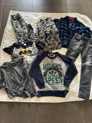 BOYS BUNDLE LOT OF CLOTHING - SIZE 8 - EXC CONDITION - 6 ITEMS, SEED, TARGET ETC