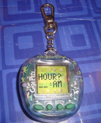 Giga Pets Microchimp Electronic Keychain Tiger Awesome Pet | eBay