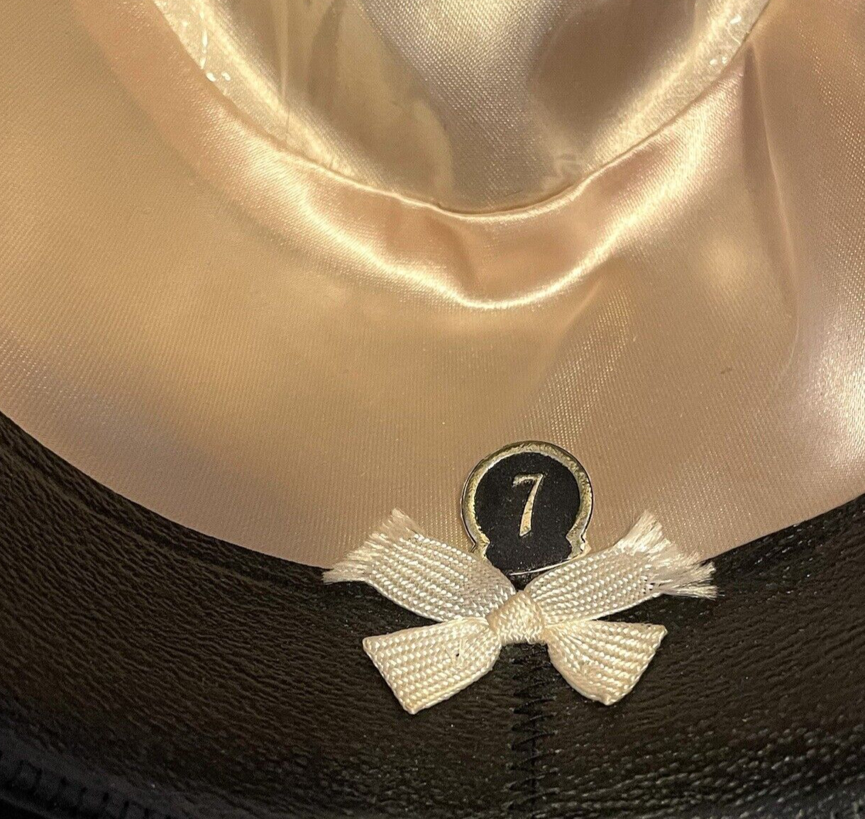 Vintage Royal Stetsons Men's Hat Homburg Black Fe… - image 12