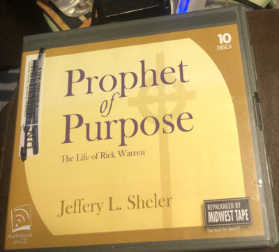 Prophet of Purpose: The Life of Rick Warren (wrote Purpose Driven Life) CD Audio