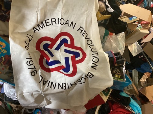 AMERICAN REVOLUTION BICENTENNIAL 1776 - 1976 3' X 5' FLAG BY BULLDOG