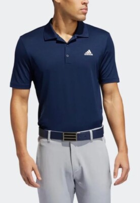 Adidas Herren Polo Blau Performance LC UVP 40£