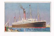 Printed Postcard Shipping Bibby Line