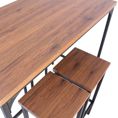 Kit Tavolo Da Bar E 4 Sgabelli Alti Kubo - Flexfurn - Foto 12