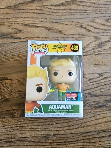 Funko Pop! Pop Heroes Vinyl Aquaman 2022 Fall Convention Limited Edition 439 New