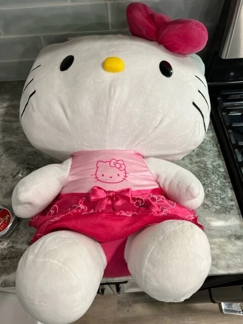 Sanrio Hello Kitty Jumbo Plush Stuffed Animal Over 2 Feet Tall