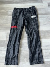VTG 90s Adidas Mens Track Pants Sz XL Windbreaker Nylon Lined Ankle Zip Pockets