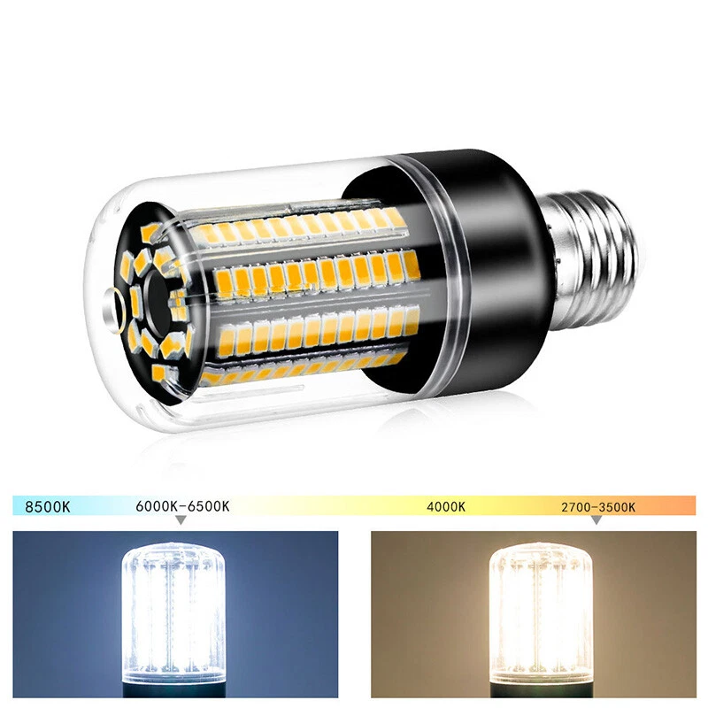E27 E14 LED Bulb 3.5W/5W/7W/9W/12W/15W/20W Corn Light Bulbs Replace Halogen Lamp - Image 2 of 4