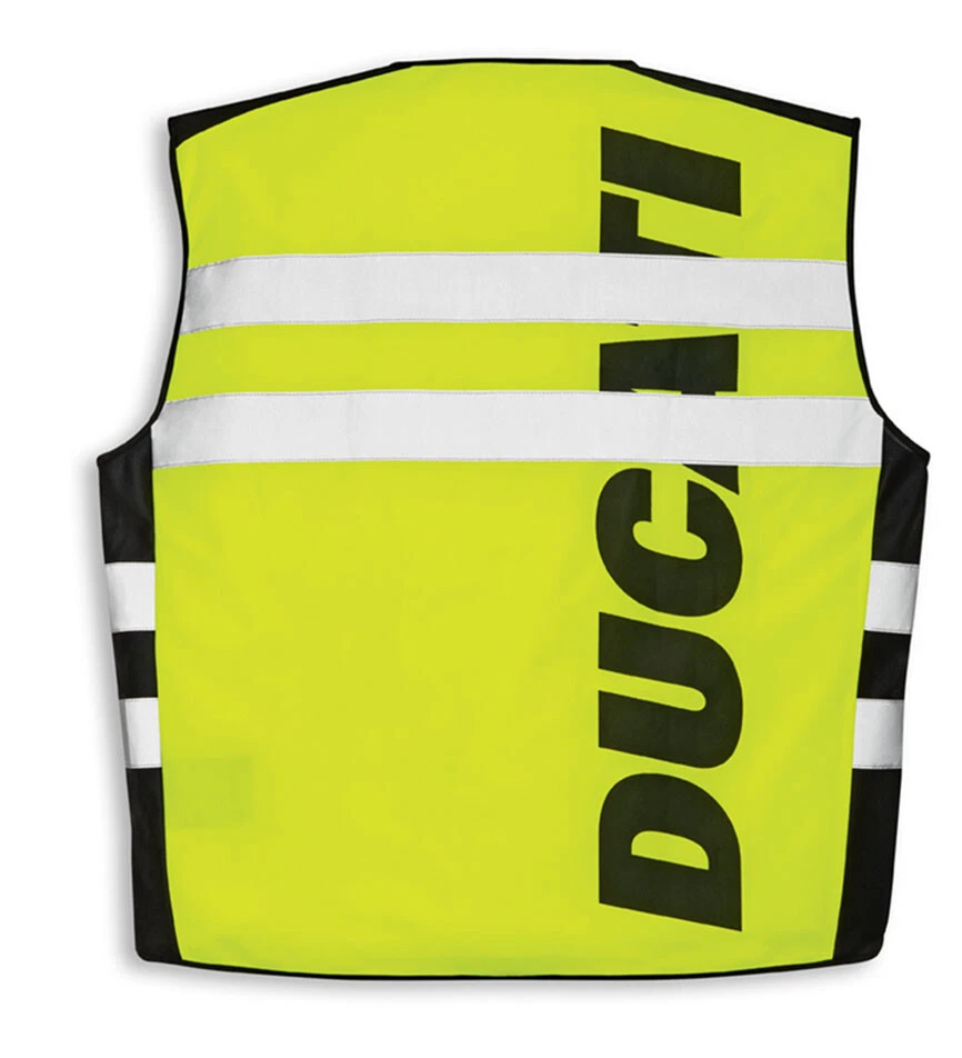 Ducati Spidi Daylight Hv Vest Sleeveless Jacket Vest Neon Yellow New - Image 2 of 2