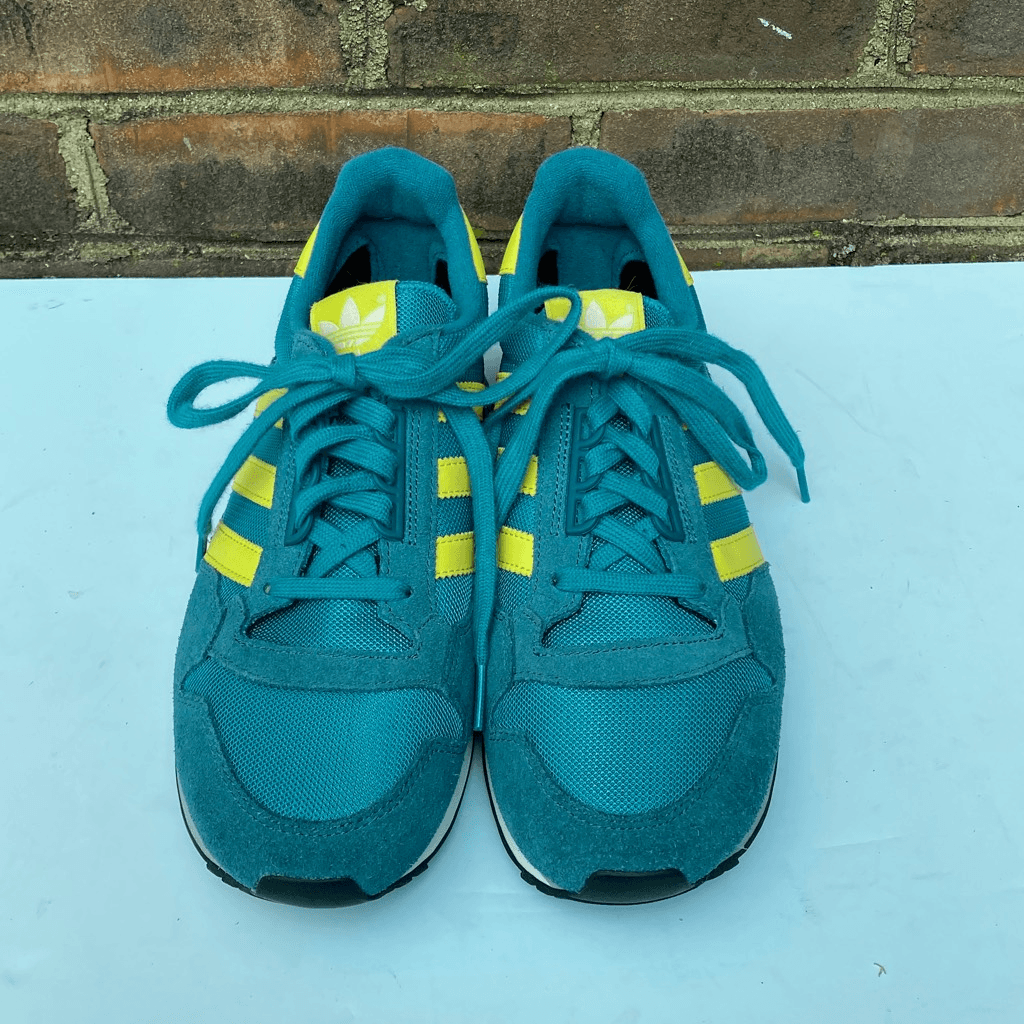 adidas gazelle silver green womens Adidas Women's SL 72 Light Green / Yellow Low Top Sneakers