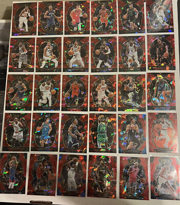 2022-23 Select Basketball Pick Your Player Red Cracked Ice Target Mega Box