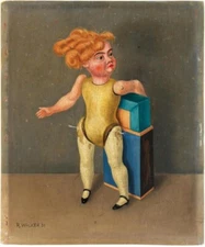 Puppet Rudolf Wacker 1931 New Objectivity Austrian Art Print