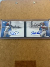 2023 Topps Dynamic Duals Barry Larkin Johnny Bench SP 4/25 Cincinnati Reds HOF's