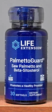 Life Extension PalmettoGuard Saw Palmetto & Beta-Sitosterol 30 Softgels Prostate
