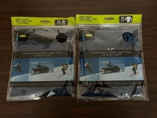 Xtek Men's Performance Mesh Base Layer Pant & Crew Blue Size M