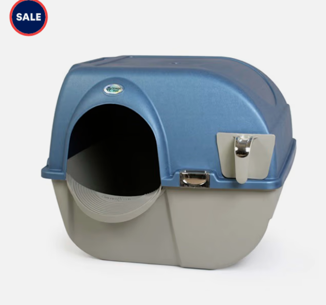 Omega Paw Premium Roll 'n Clean Self Cleaning Cat Litter Box