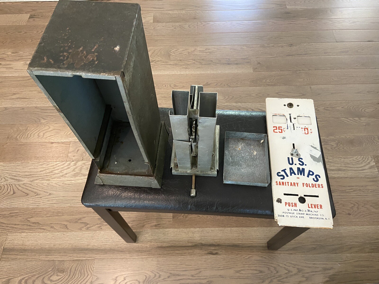 Vintage Postage Stamp Machine Vending Post Office Antique Postal