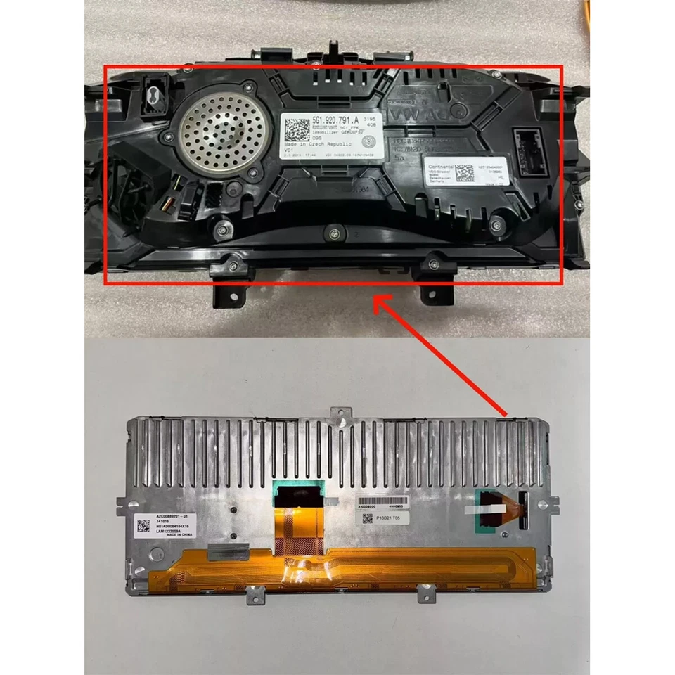 LAM1233559B LAM1233559A 12.5" Display For Volkswagen 791 Golf VII MK7 5G1920791 - Image 2 of 4