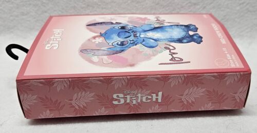 Disney Stitch Valentine's Day Women's Mid-Crew Socks 2-Pair Set Shoe Size 4-10 - Picture 4 of 9