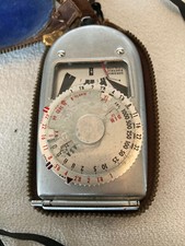 Vintage Sekonic Light Meter with Original Case   VERY NICE  