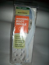 NEW Sherpa faux sheep WARMING BOOT INSOLES Cut to fit Ladies shoe sizes 6 to 10