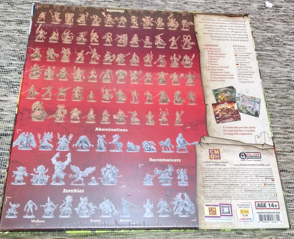 Caja de promociones/extras Zombicide White Death: Frozen Fortress Kickstarter GUF-KS20 Foto 2 de 2