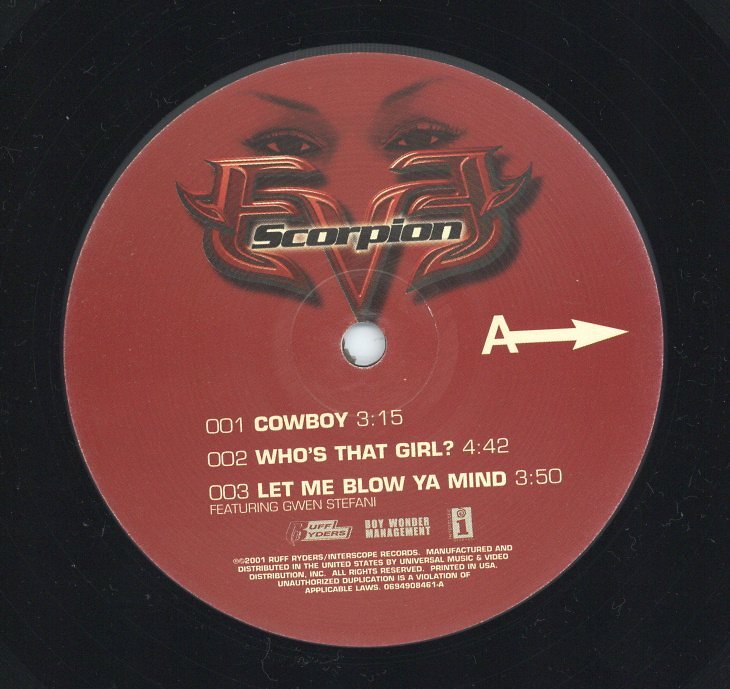 Eve Scorpion 2LP US ORG アルバム