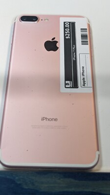 Apple iPhone 7 Plus 128GB ローズゴールド Apple iPhone 7 Plus Rose Gold 128GB UNLOCKED plus 3 Cases