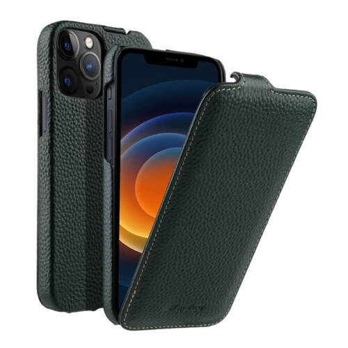 Original Melkco iPhone 15 Pro Max 14 Echtleder Up-Down Vertical Flip Case - Bild 15 von 20