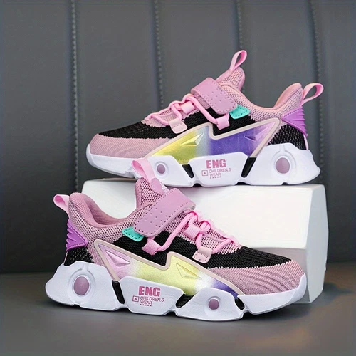 Kids Sneakers Girls Running Shoes Lightweight Outdoor Tennis School Sport Shoes - Picture 14 of 17