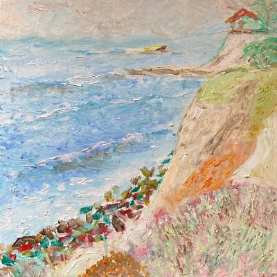 Captivating Oil Painting Original SIGNED LANDSCAPE SAN DIEGO Impressionist Art