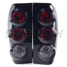 Tail Lights Black Smoke For 1998-2004 Nissan Frontier Cab Pickup Rear Lamps Pair Tail Lights Black Smoke For 1998-2004 Nissan Frontier Cab Pickup Rear Lamps Pair
