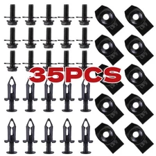 For Mazda Body Bolts U-nut Clips - M6 Engine Under Cover Splash Shield Guard